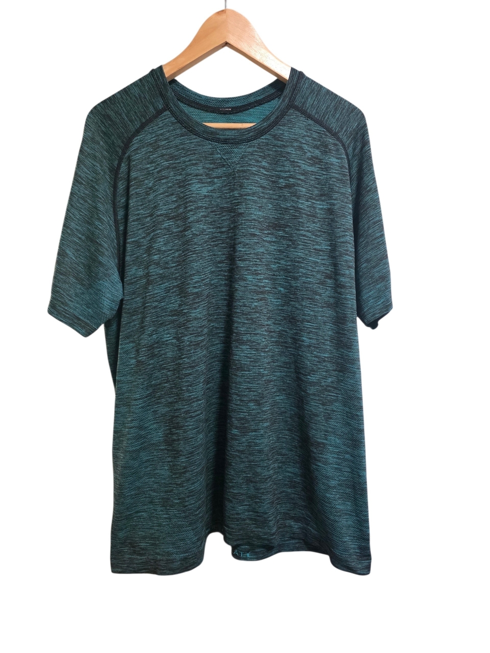 Lululemon Athletcia Mens Metal Vent Tech Short Sleeve Heathered Green Tee XL
